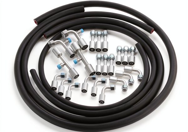 Air Conditioning Hose REAXOAL Rubber Plastic 6.5ft-0