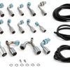MOTOQUEEN A/C Hose Kit for GM Trucks 25ft Aluminum Rubber Fit-0