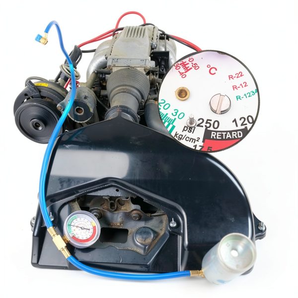 Tigbear R1234YF Refrigerant Charge Hose Kit with Gauge-5