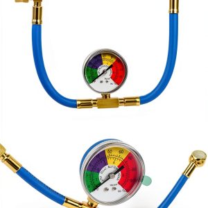 R134A Refrigerant Charge Hose Kit SHMZK Nylon Brass Connector Durable-0