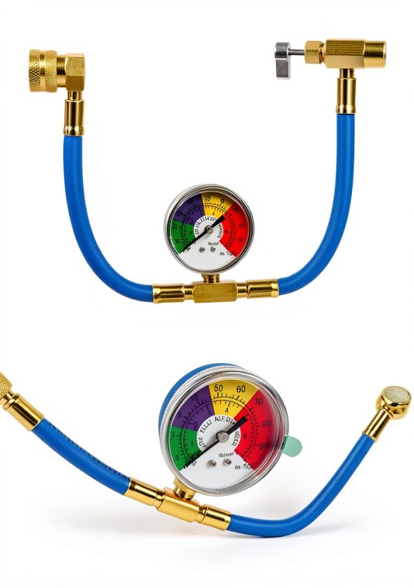 R134A Refrigerant Charge Hose Kit SHMZK Nylon Brass Connector Durable-0