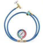 Tigbear R1234YF Refrigerant Charge Hose Kit with Gauge-0