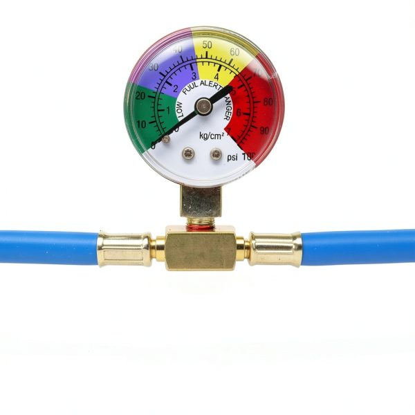 R134A Refrigerant Charge Hose Kit SHMZK Nylon Brass Connector Durable-5