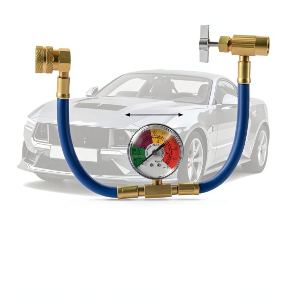R134A Refrigerant Charge Hose Kit SHMZK Nylon Brass Connector Durable-1