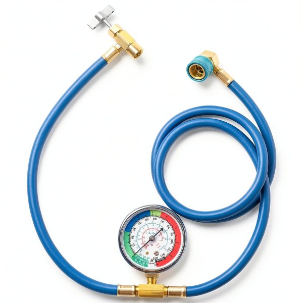 Tigbear R1234YF Refrigerant Charge Hose Kit with Gauge-6