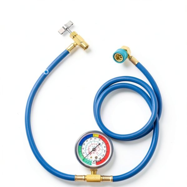 Tigbear R1234YF Refrigerant Charge Hose Kit with Gauge-2