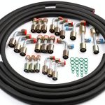 26Pcs AC Hose Kit, 6.5Ft Air Conditioning Hose and Fitting Kit - Includes 6.5Ft #6#8#10 AC Hoses and #6#8#10 AC Fittings, Universal Automotive AC Hose Kit with O-Ring-0