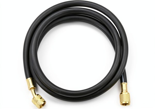 R410A AC Refrigerant Charging Hoses, 59“ HVAC Charging Hose with 1/4’’ SAE Female Flare, 800PSI Working Pressure for R410A R22 R134A R12 R502 Air Condition System Maintenance-0