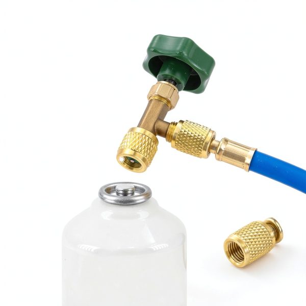 R290 and R600A Charging Hose Kit by Tigbear – 24in Gauge with Tap-2