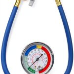 R134A Car AC Refrigerant Charge Hose Kit TNAIYH Alum 1/2 Valve-0