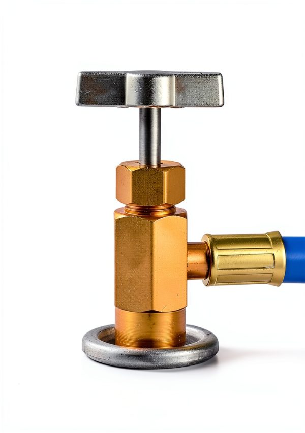 AC Charge Hose with Gauge, R134A Car AC Refrigerant Recharge Hose Kit, Come with R134A Piercing Can Tap 1/2”ACME Valve & R134A Quick Coupler Fits for Car Air Conditioning Refrigerant 250 PSI-6